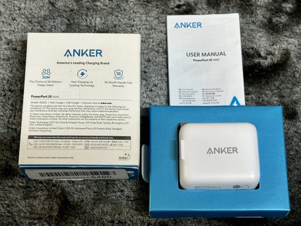 Sạc Anker PowerPort III mini 30W (1 PIQ 3.0) A2615