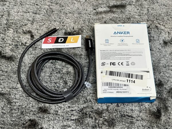 Anker New Nylon USB-C to Lightning Connector 1.8m A8623