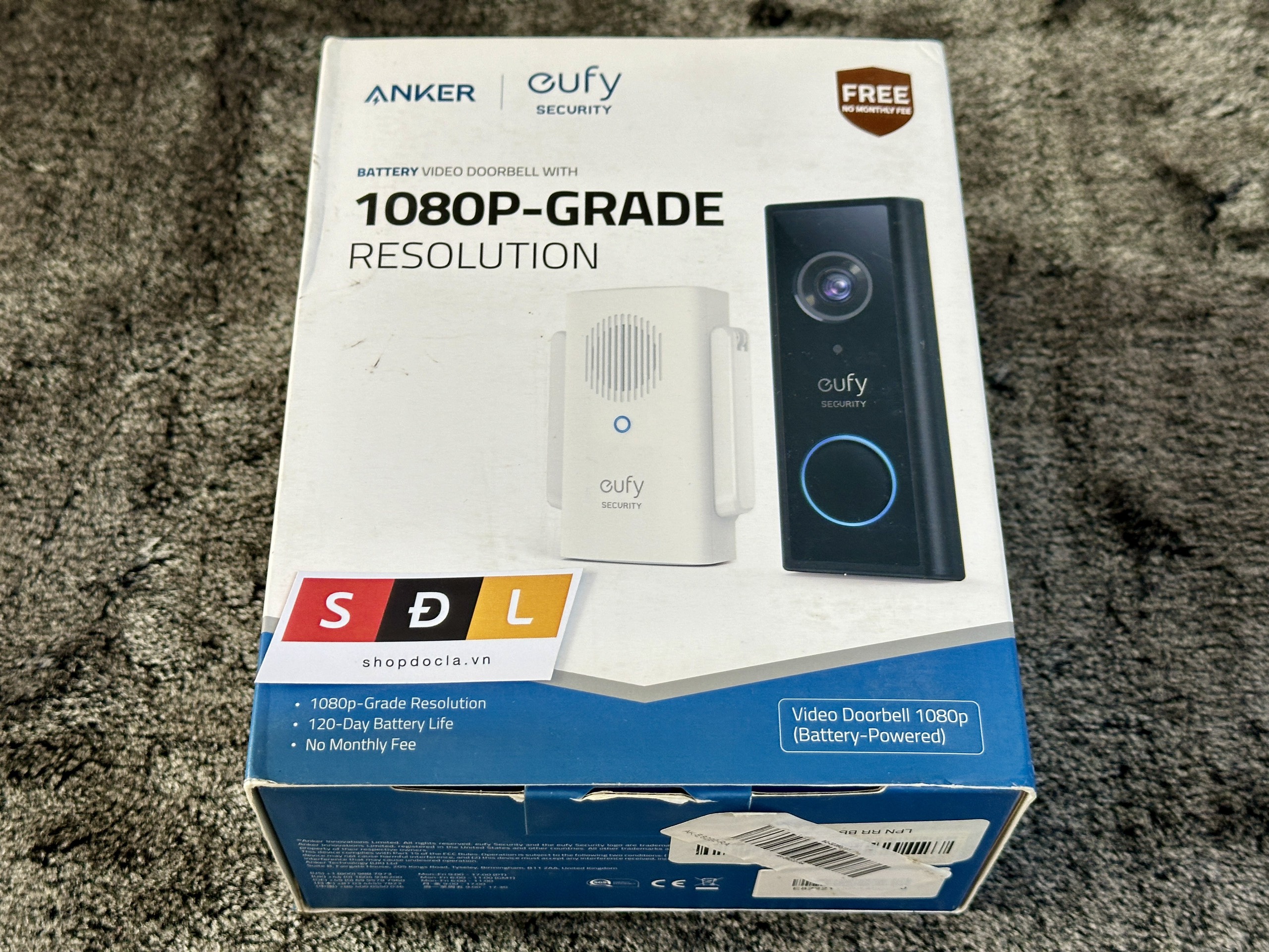 eufy Security Video Doorbell 1080p (Battery-Powered) T8222