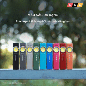 Đèn pin KLARUS E5 sáng 600Lm chiếu xa 41m trang bị 2 LED COB đuôi đèn nam châm từ tính 4 5 5
