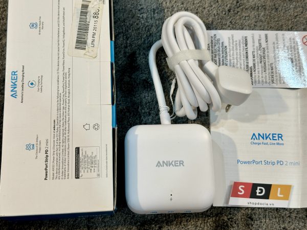 Anker Power Strip with USB C, 30W PD 2 Mini A9122