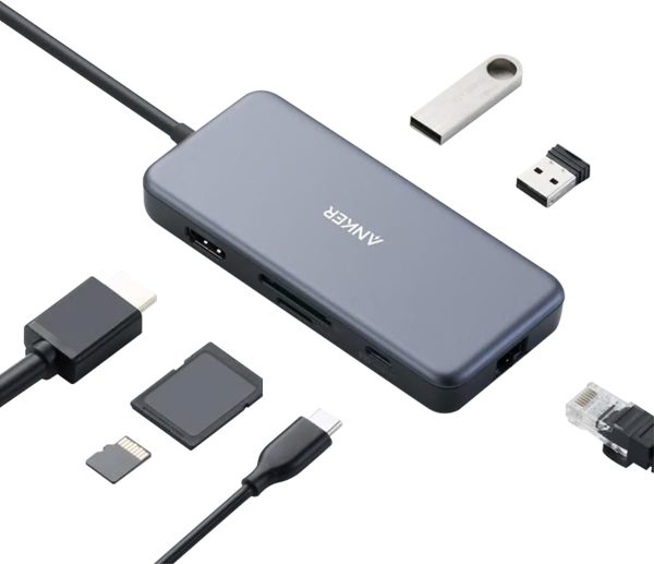 Anker PowerExpand+ 7-in-1 USB-C PD ethernet hub A8352