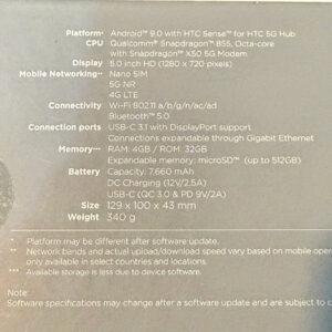 Bộ Phát WiFi 4G/5G HTC 5G Hub kiêm máy android Snapdragon 855 8 z7549158337243 07fdecb5d2f2ace7b083281fc3a3a91b