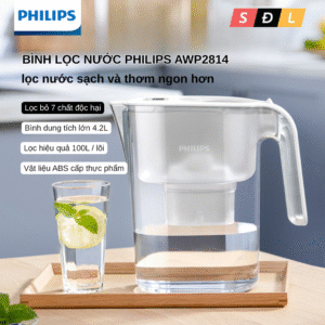 Bình lọc nước Philips dung tích lớn 4.2L model AWP2814
