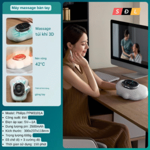 Máy massage bàn tay Philips PPM3101A công nghệ nén khí cao cấp