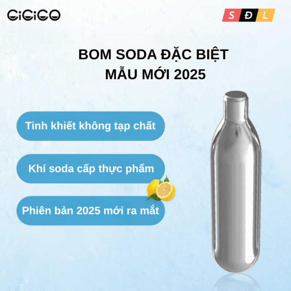 Ống khí Soda cấp thực phẩm dành cho bình bơm Soda di động CiCiCo B601 B603 B604