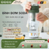 Bình tạo nước Soda di động CiCiCo B603 nhỏ gọn tiện lợi 375mL