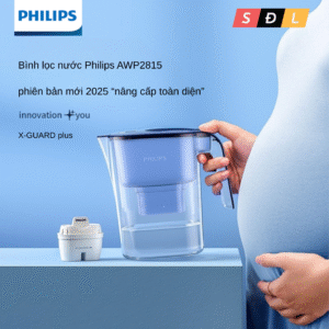 Bình lọc nước Philips AWP2815 dung tích 3.4L new model 2025 với lõi X-GUARD Plus lọc 150L nước 4 5 11