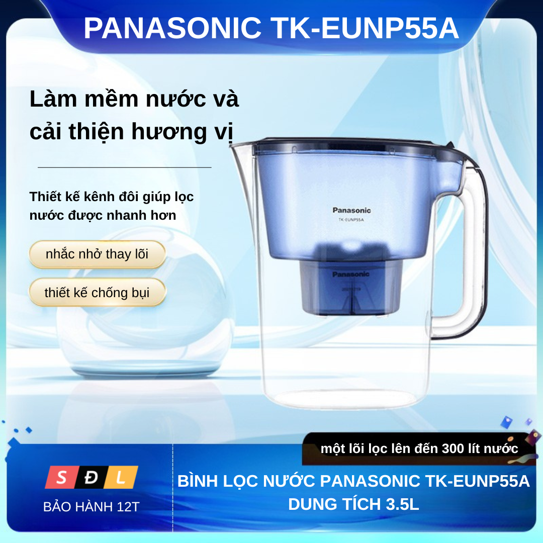 Bình lọc nước Panasonic TK-EUNP55A dung tích 3.5L Bình lọc nước Panasonic TK-EUNP55A dung tích 3.5L
