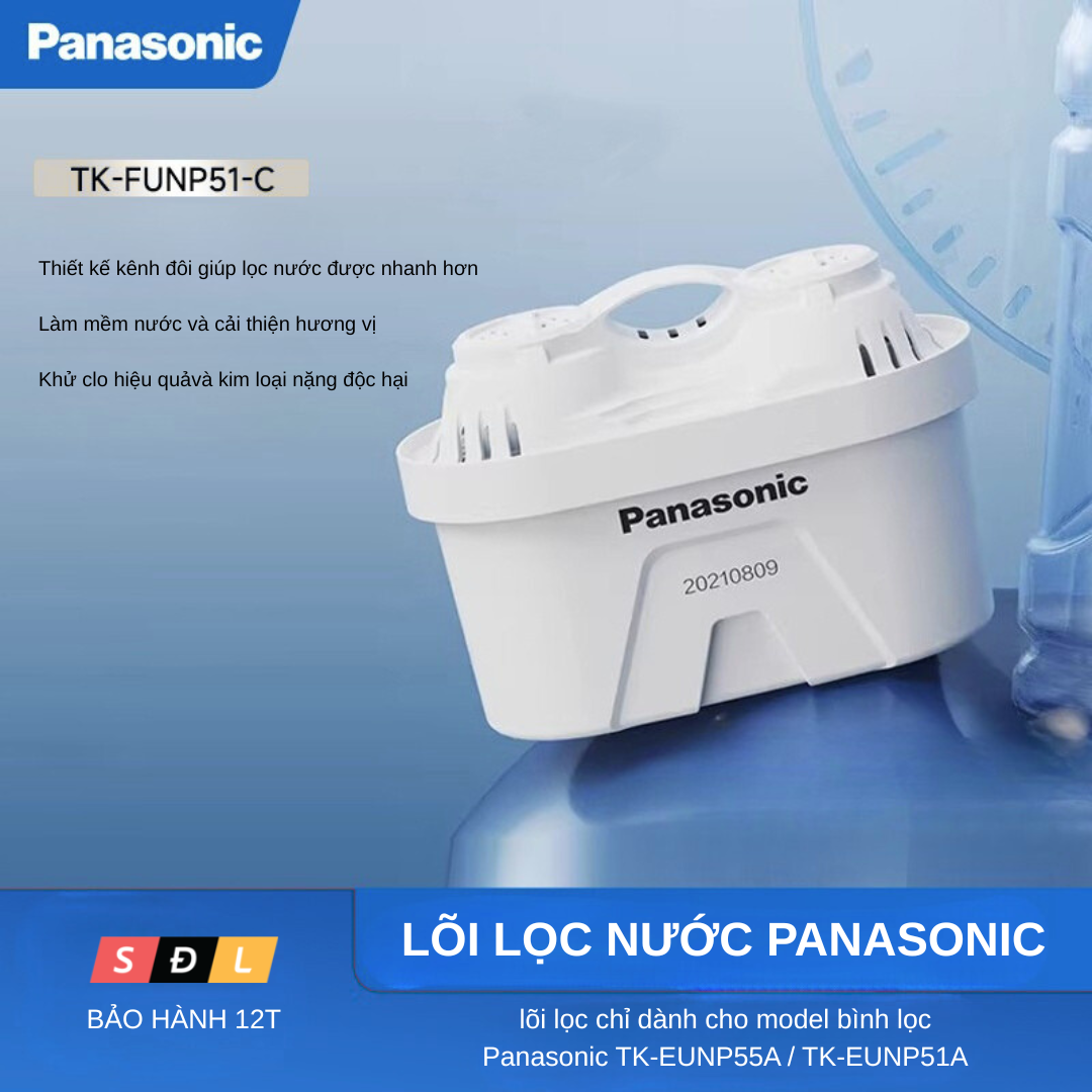 Lõi lọc nước Panasonic TK-FUNP51-C 300L dùng cho model bình lọc TK-EUNP55A / TK-EUNP51A Lõi lọc nước Panasonic TK-FUNP51-C 300L dùng cho model bình lọc TK-EUNP55A / TK-EUNP51A