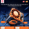 Quạt đeo hông ngoài trời công suất lớn Shezi BF42 với 150 cấp độ gió với lõi pin 21700
