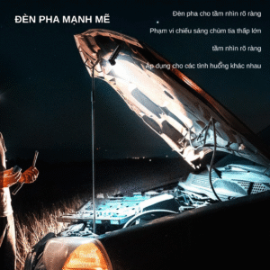 Đèn pin đa năng Philips SFL2201 pin có thể tháo rời, từ tính, góc L, xoay 360 độ, có kẹp tiện lợi 3 4 5