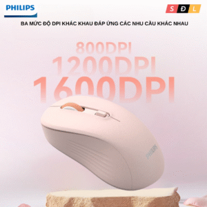 Chuột không dây chính hãng Philips SPK7448 seri 5000 | Bluetooth | 2.4G | Không ồn |1600DPI 2 3 1
