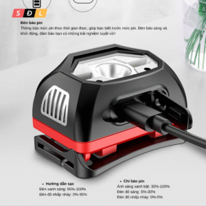 Đèn pin đeo đầu cao cấp Klarus HM1 có pin sạc tích hợp theo đèn 5 7 2