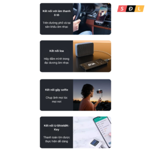 Đầu chuyển đổi tai nghe Type-C sang jack tròn 3.5mm chip giải mã DAC chất lượng âm thanh không suy giảm 7 7 4