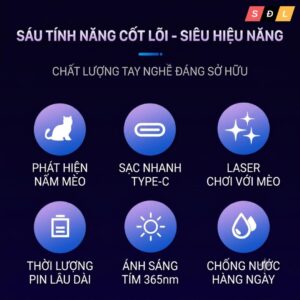Đèn pin UV Philips SFL2091 soi ngọc | tem chống giả | tia laser | phát hiện nấm mèo | khô keo dán 5 6 5