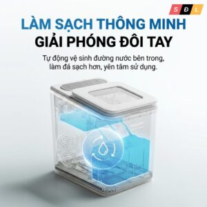 Máy làm đá mini Philips ADD8090 có thể kết hợp với máy làm soda Philips dùng cho gia đình văn phòng 6 7 8