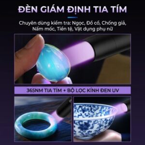 Đèn pin UV Philips SFL2091 soi ngọc | tem chống giả | tia laser | phát hiện nấm mèo | khô keo dán 7 8 5